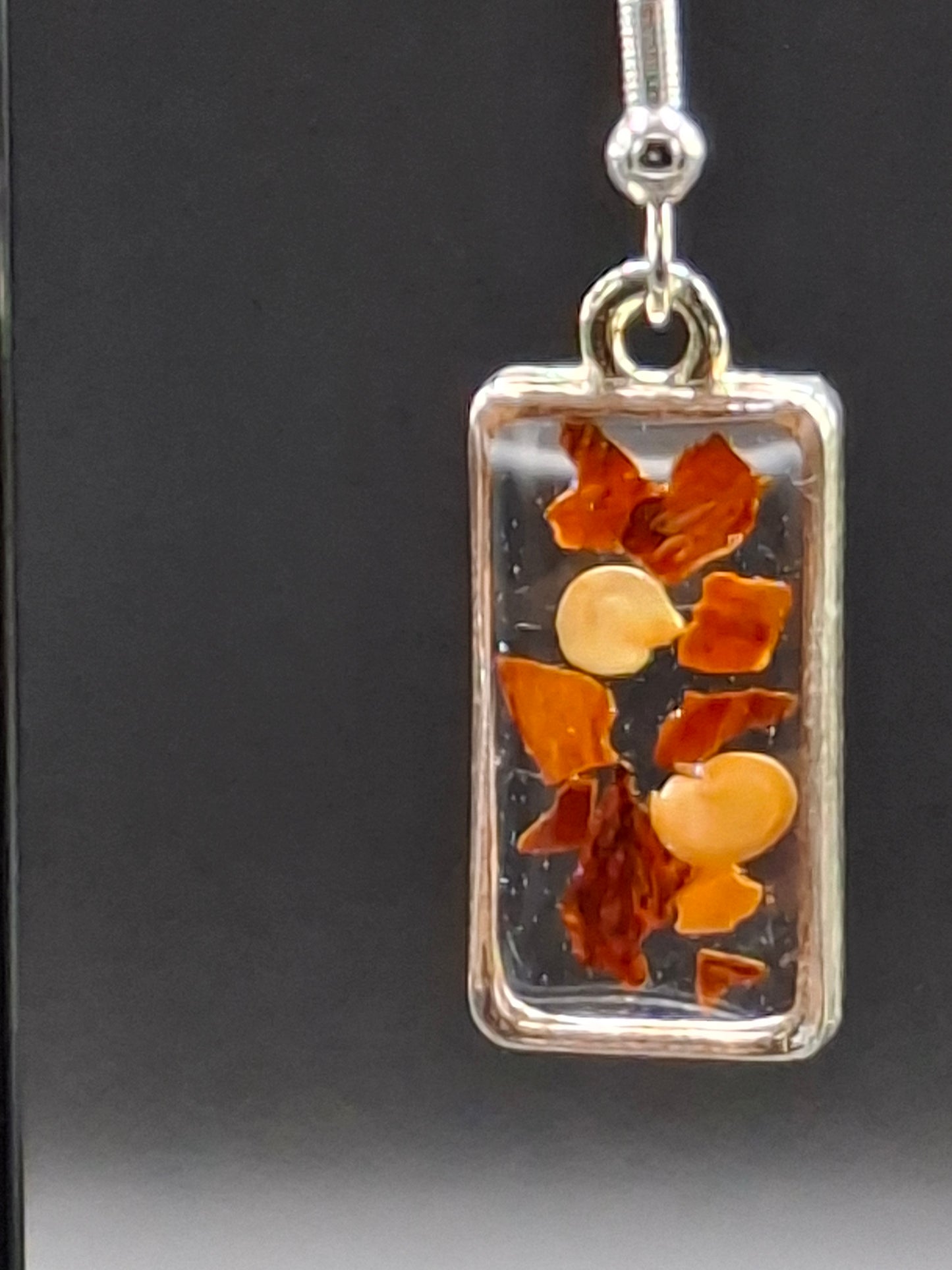 Chili flake earrings