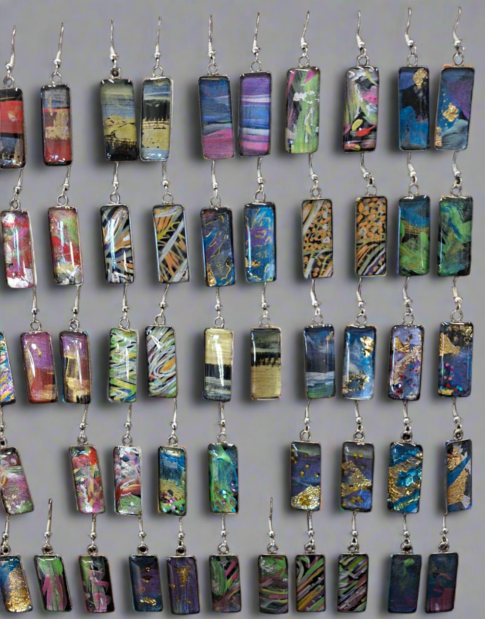 Hand painted earrings