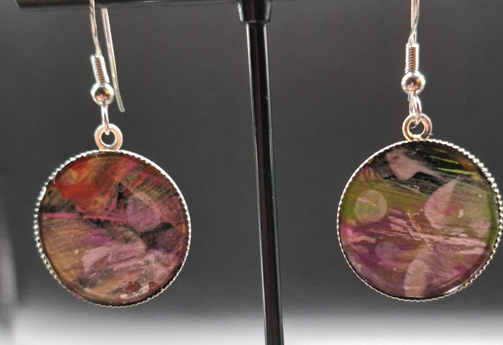 Hand painted earrings