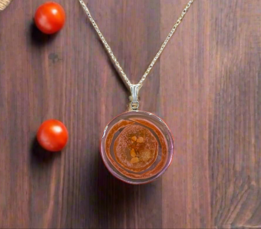 Real tomatoe pendant