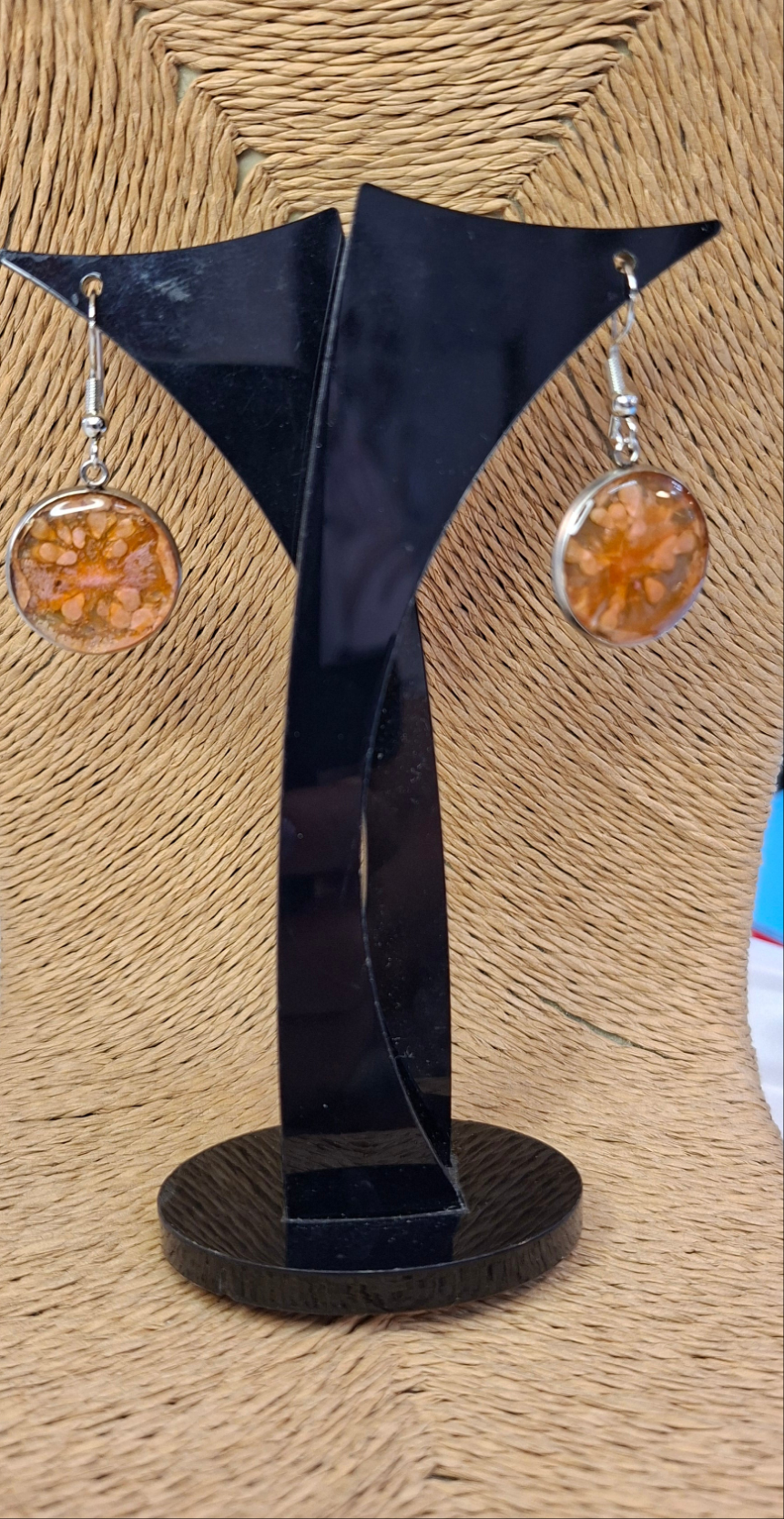 Real tomatoe earrings