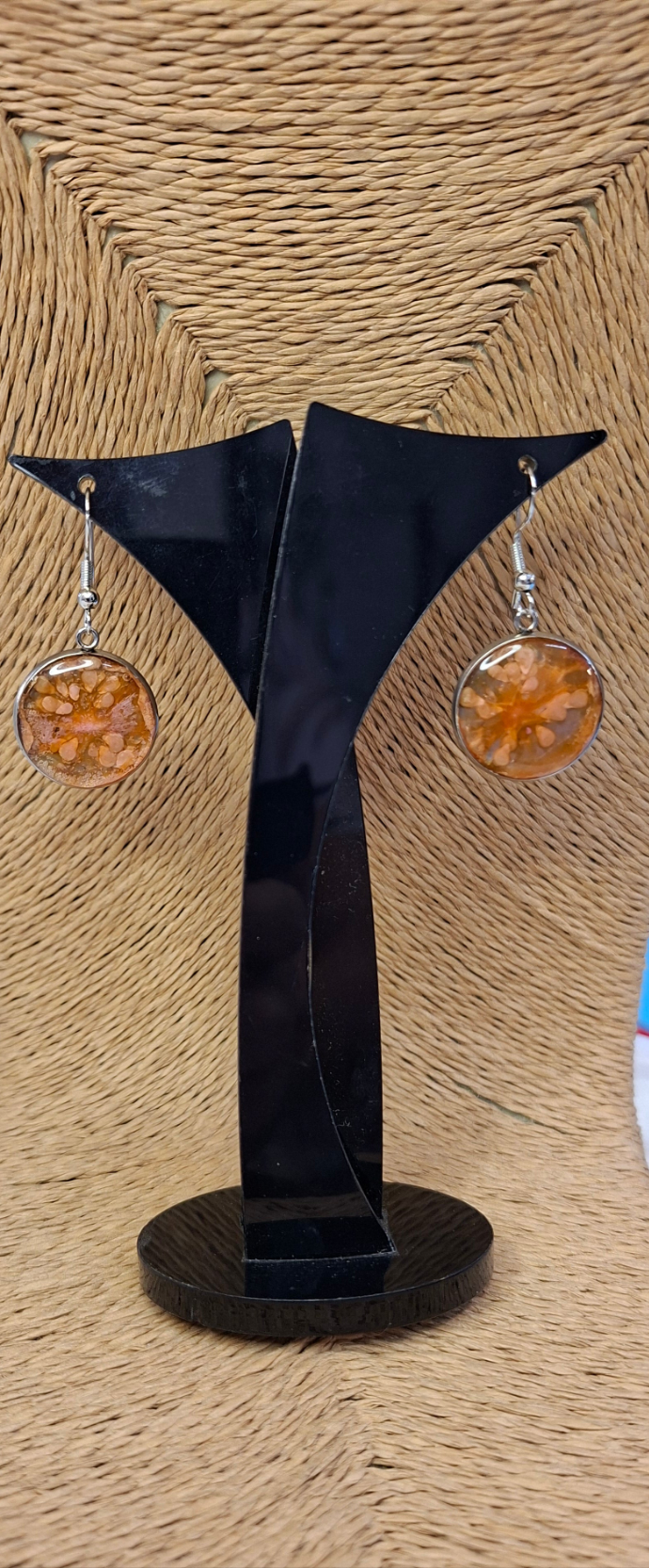 Real tomatoe earrings