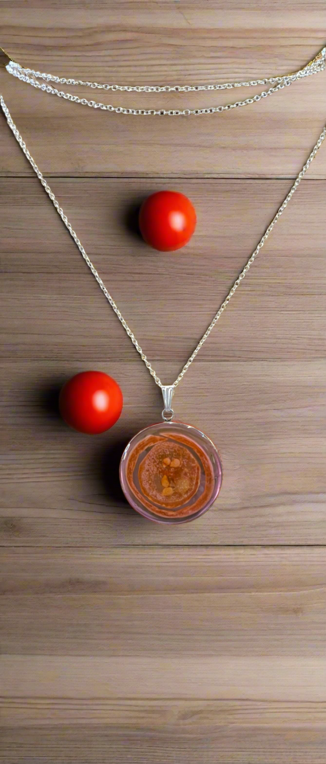 Real tomatoe pendant