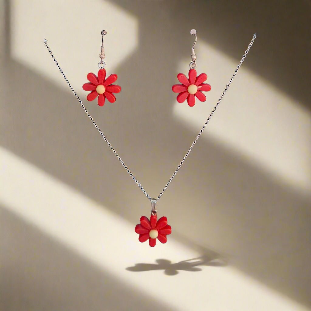 Polymer flower set