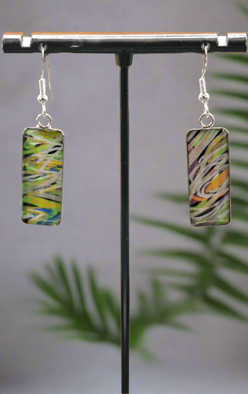 Hand painted earrings