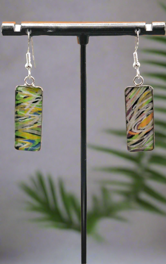 Hand painted earrings