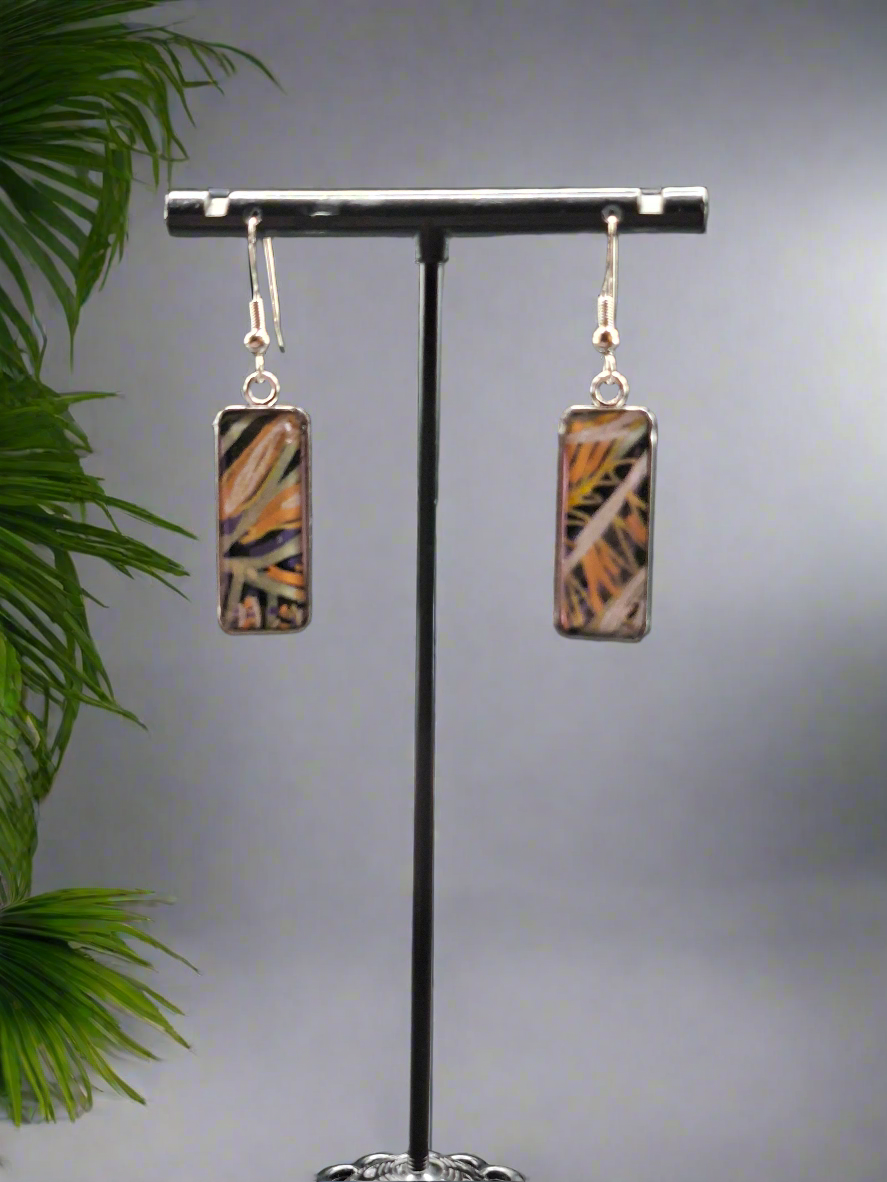 Hand painted earrings