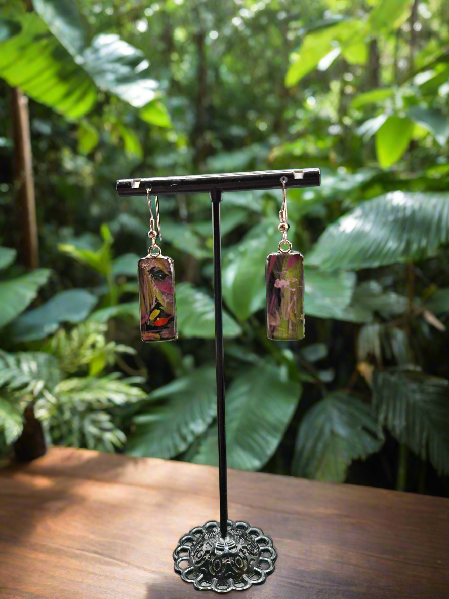 Hand painted earrings