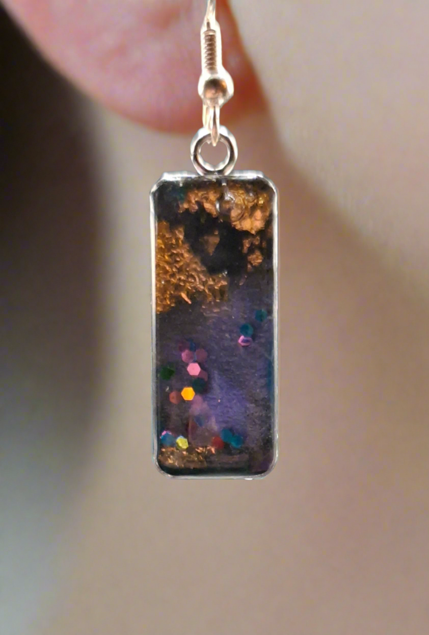 Hand painted earrings