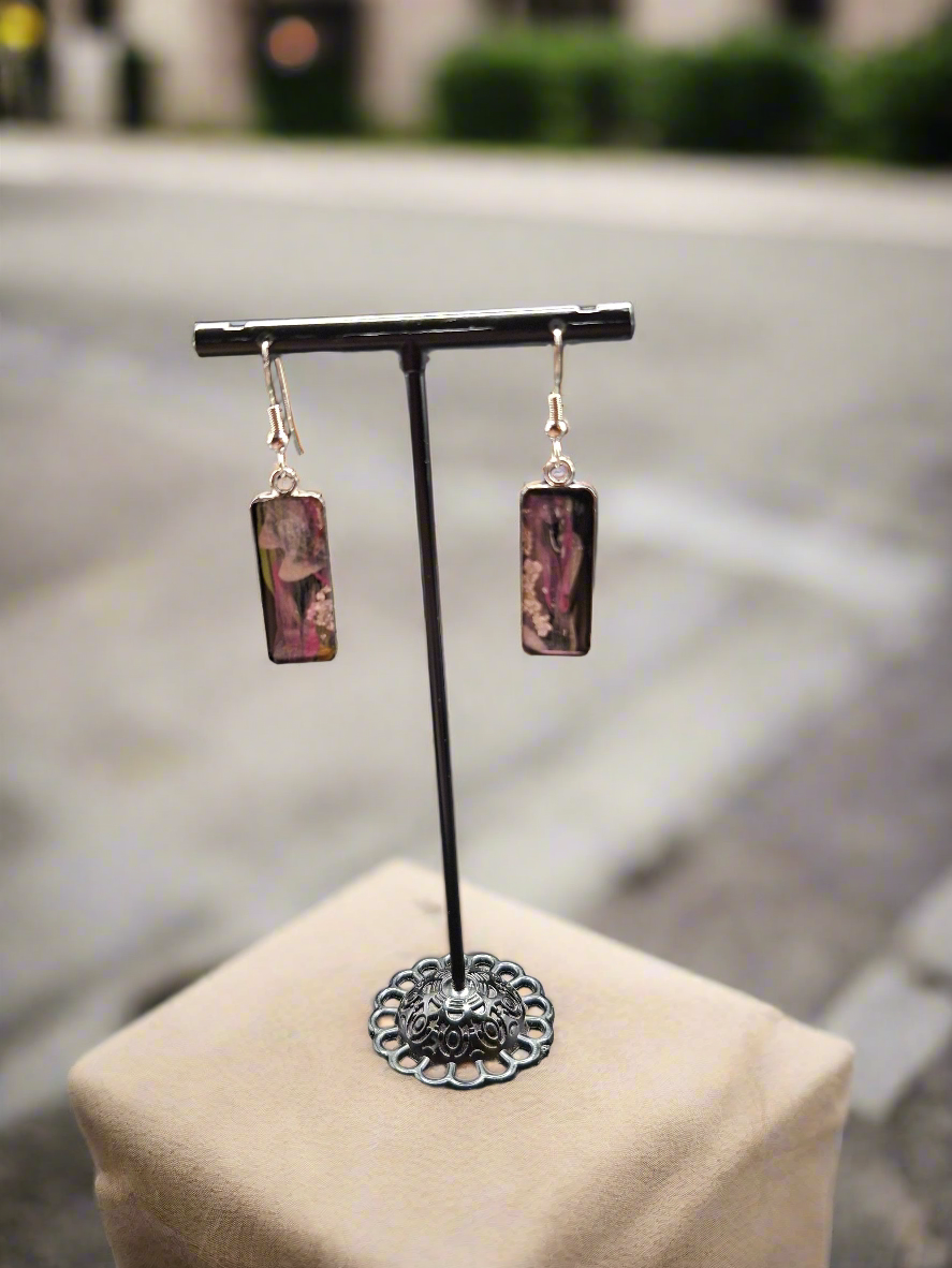 Hand painted earrings