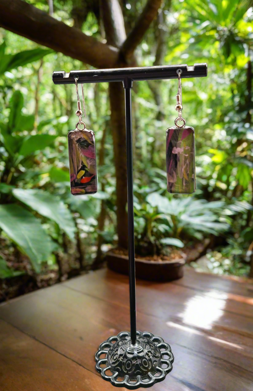 Hand painted earrings