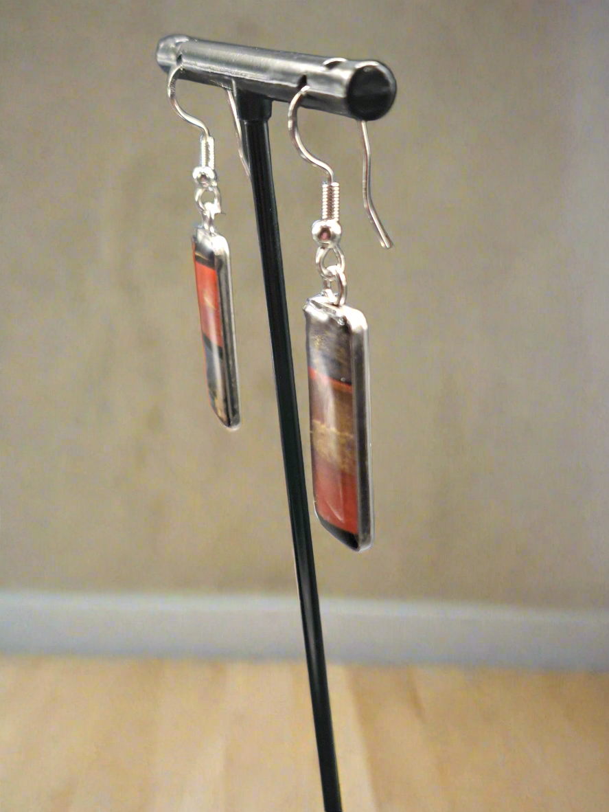 Hand painted earrings