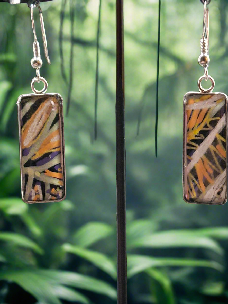 Hand painted earrings