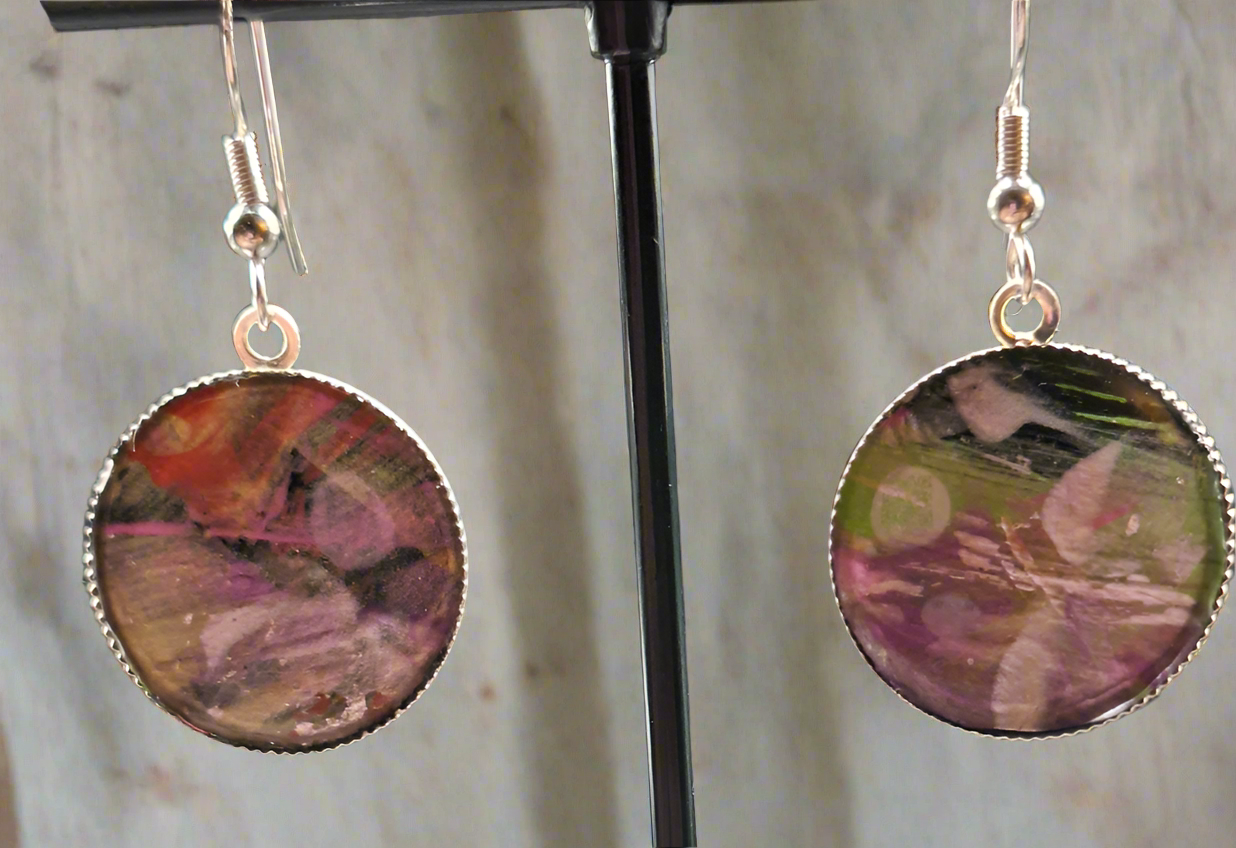 Hand painted earrings