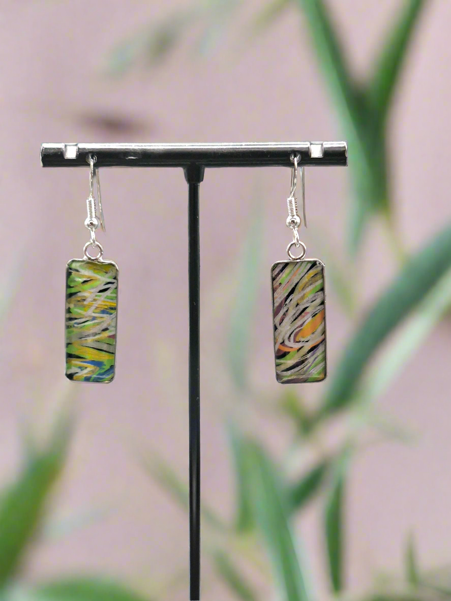 Hand painted earrings