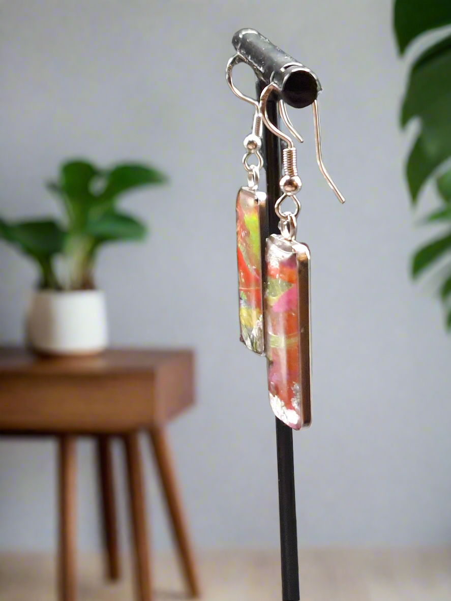 Hand painted earrings