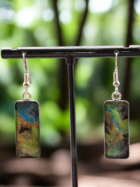 Hand painted earrings