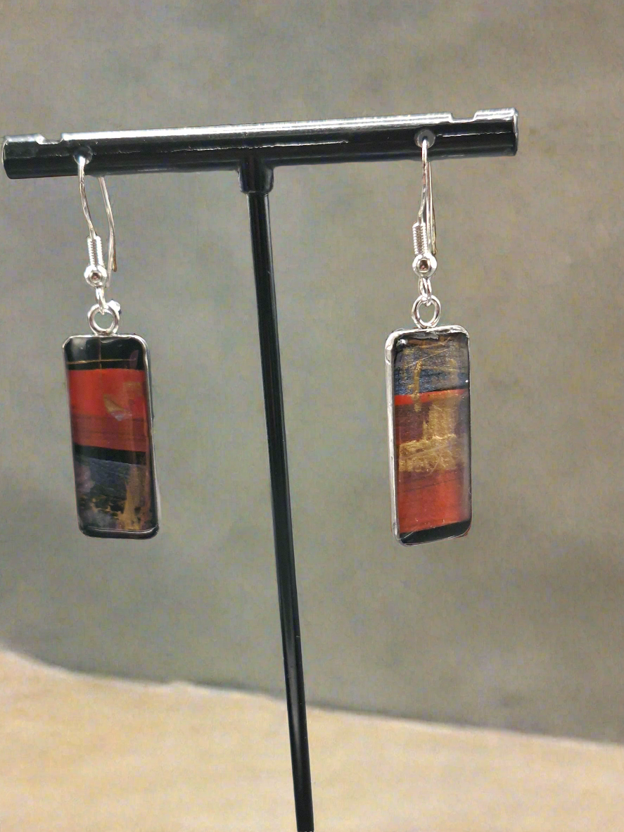 Hand painted earrings
