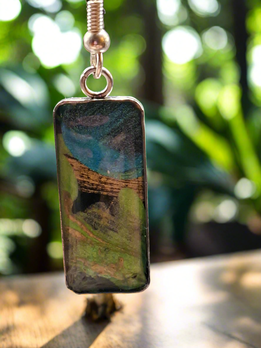 Hand painted earrings