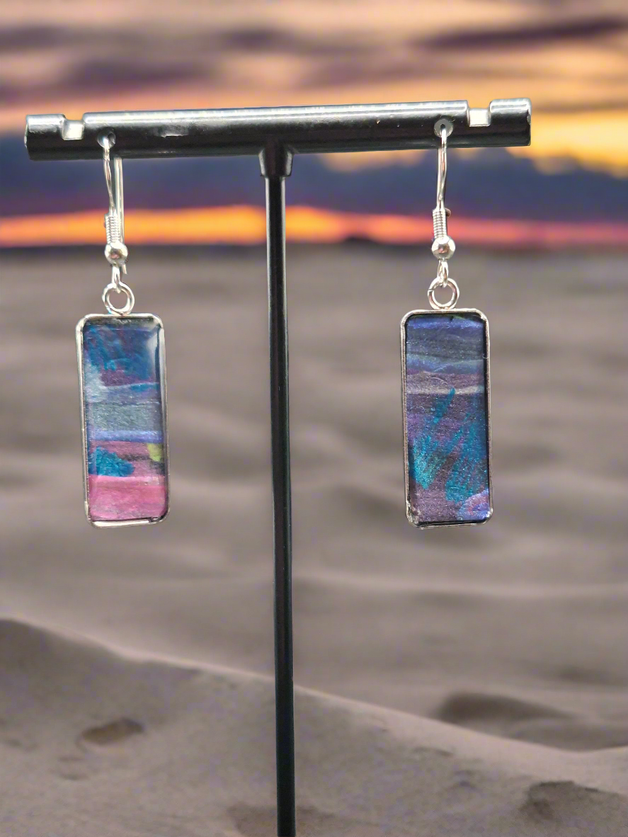 Hand painted earrings