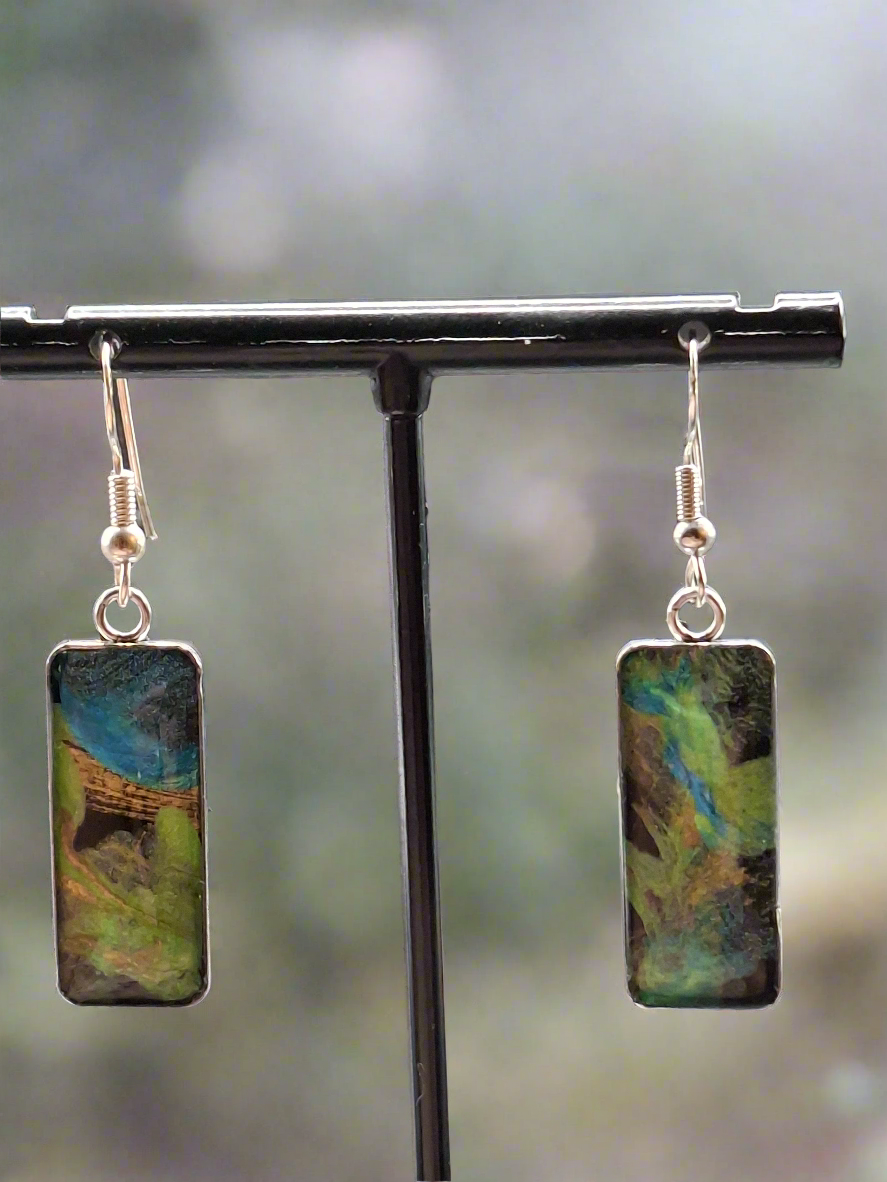 Hand painted earrings