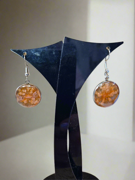 Real tomatoe earrings