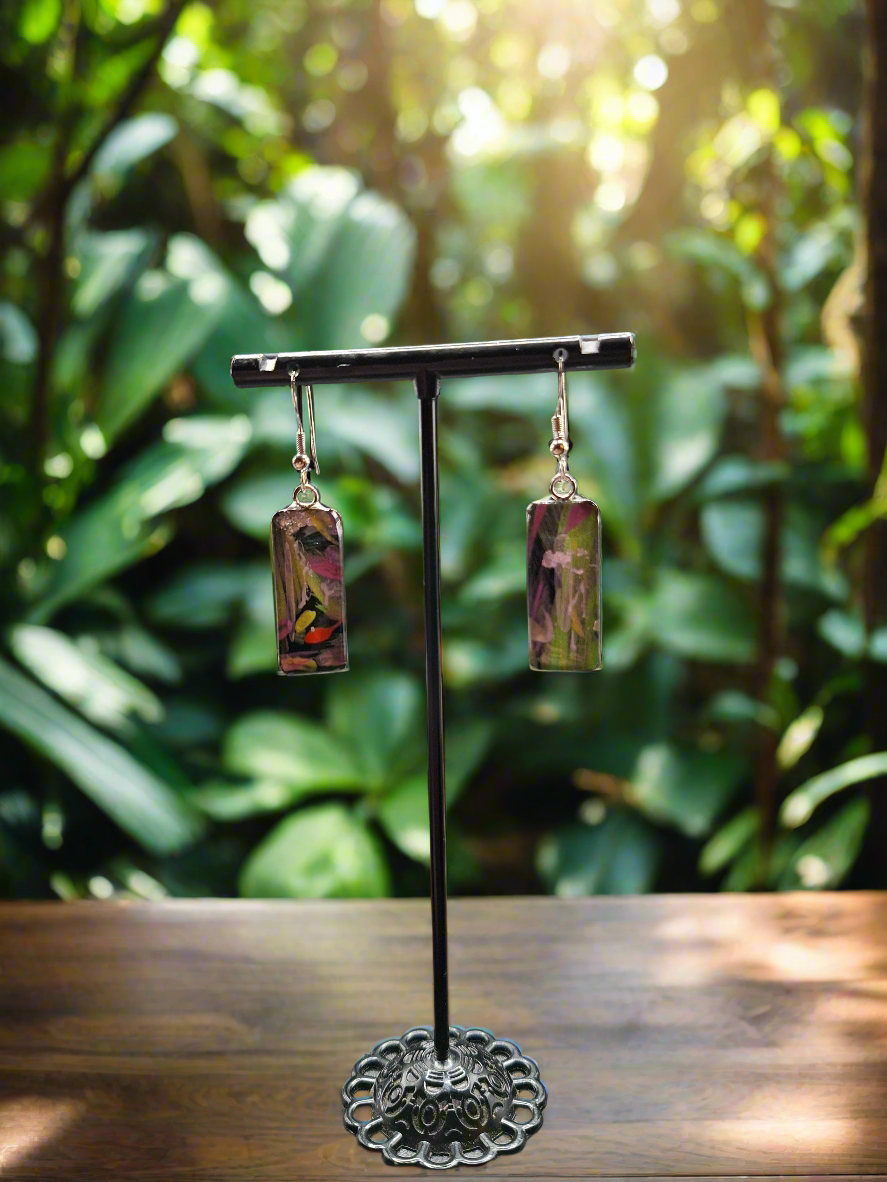 Hand painted earrings