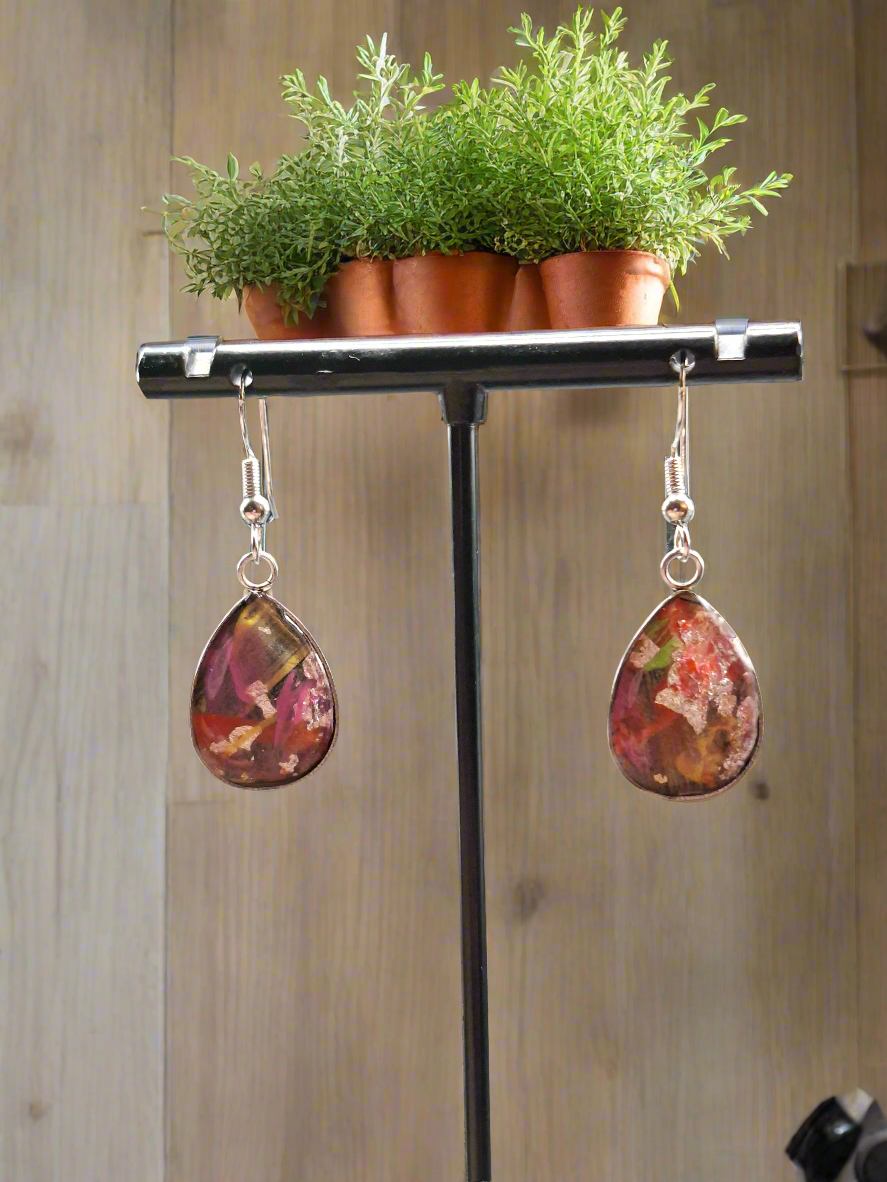 Hand painted earrings