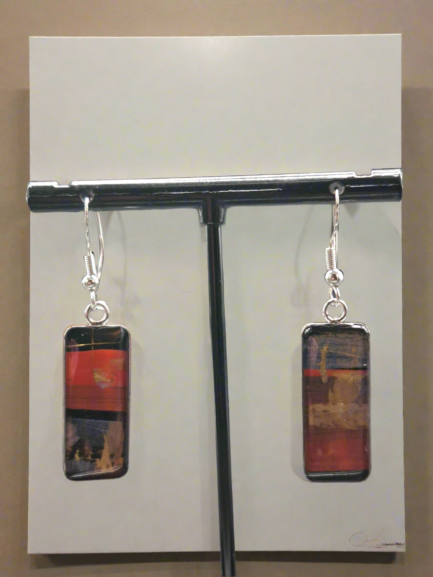 Hand painted earrings