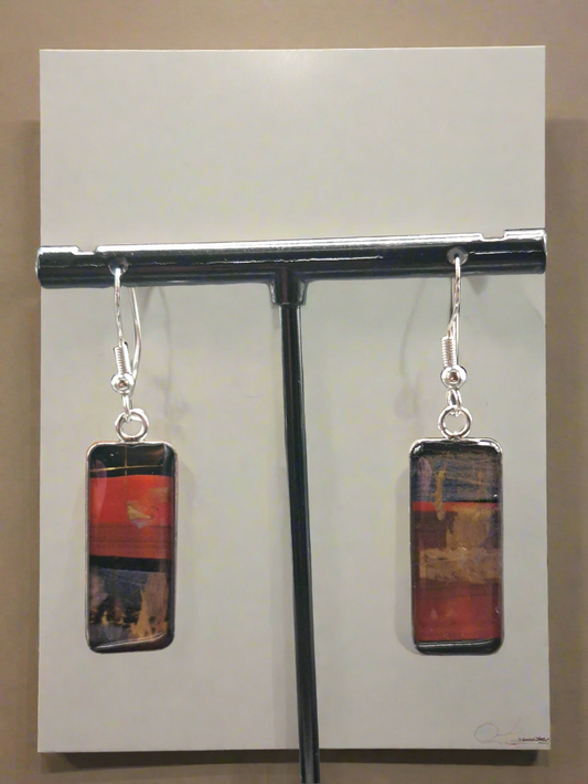 Hand painted earrings
