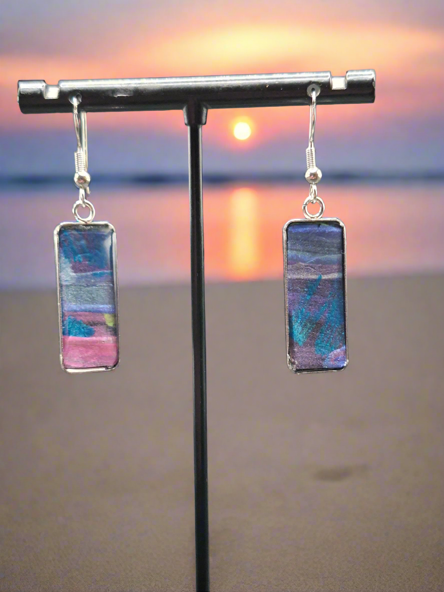 Hand painted earrings