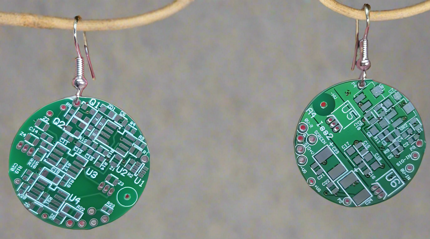REAL CIRCUIT EARRINGS