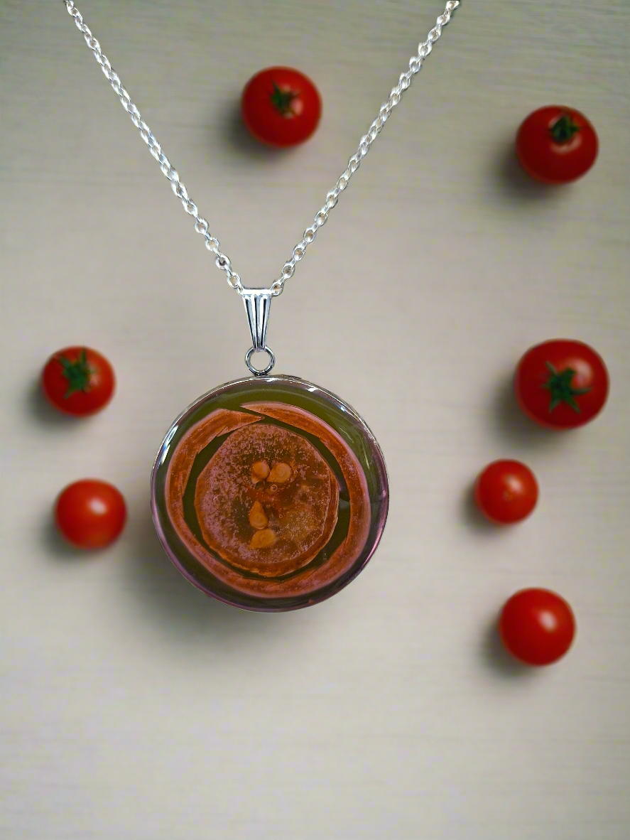 Real tomatoe pendant