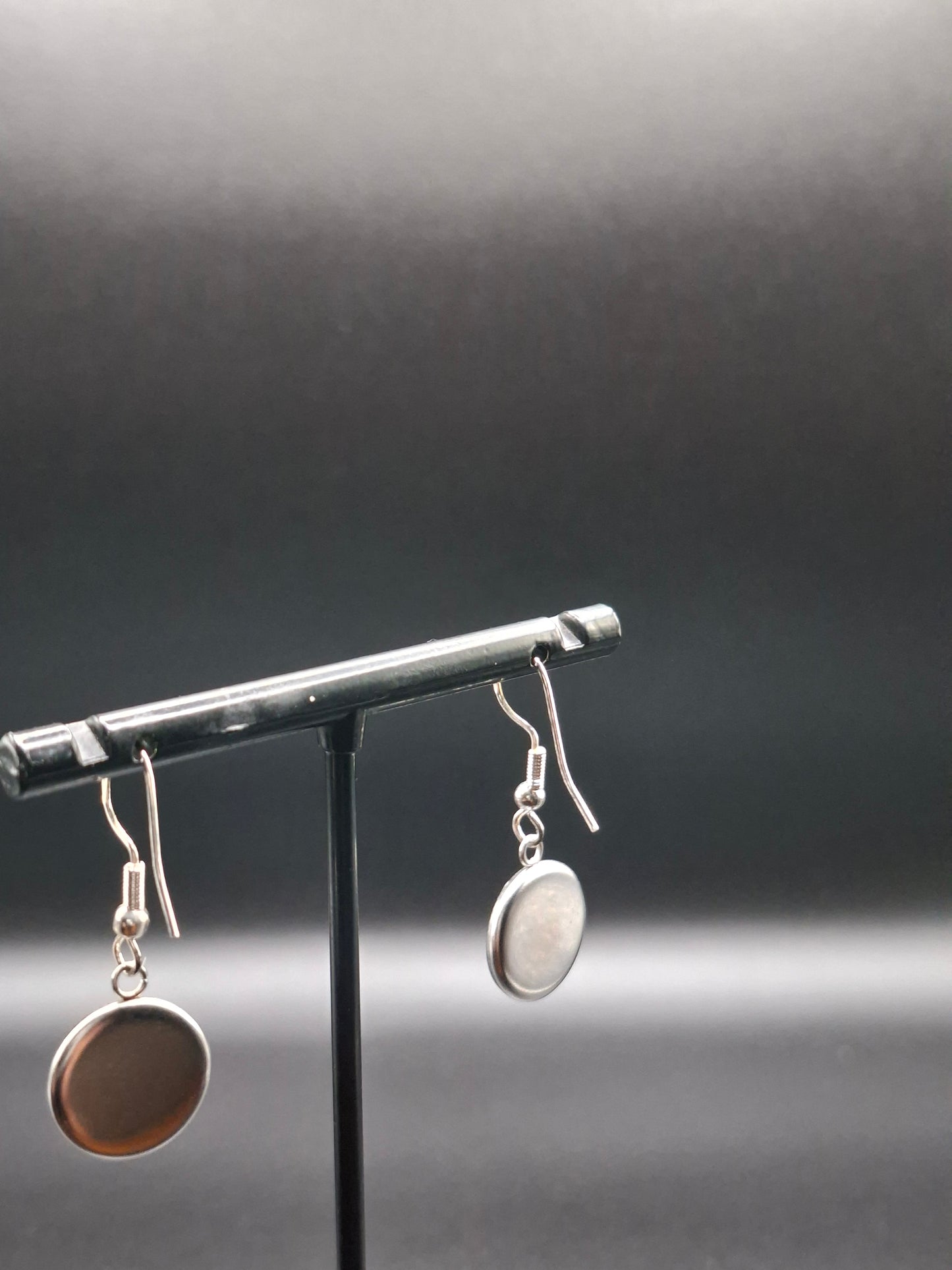 Little whire flower earrings