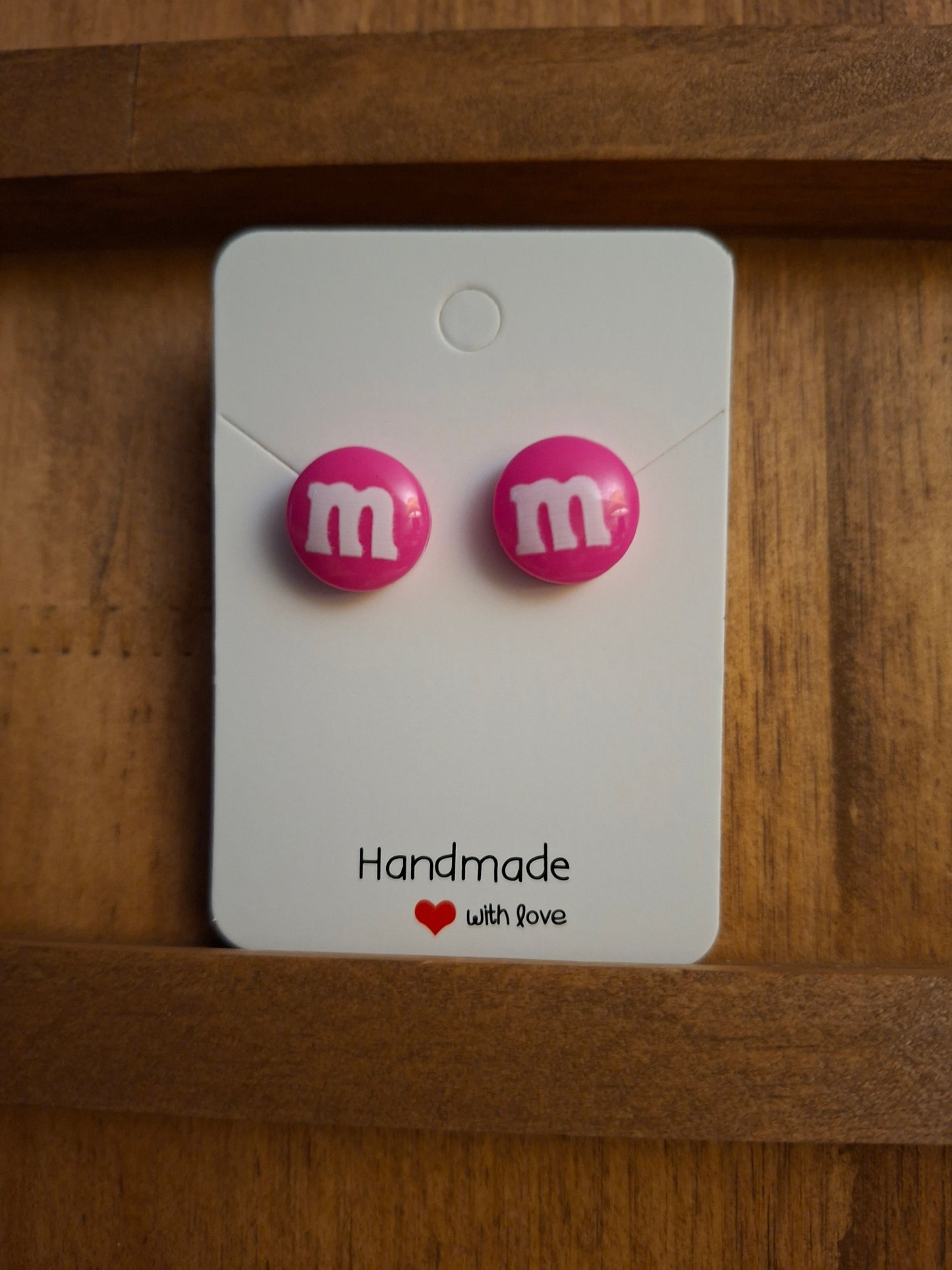 M&M STUD EARRINGS