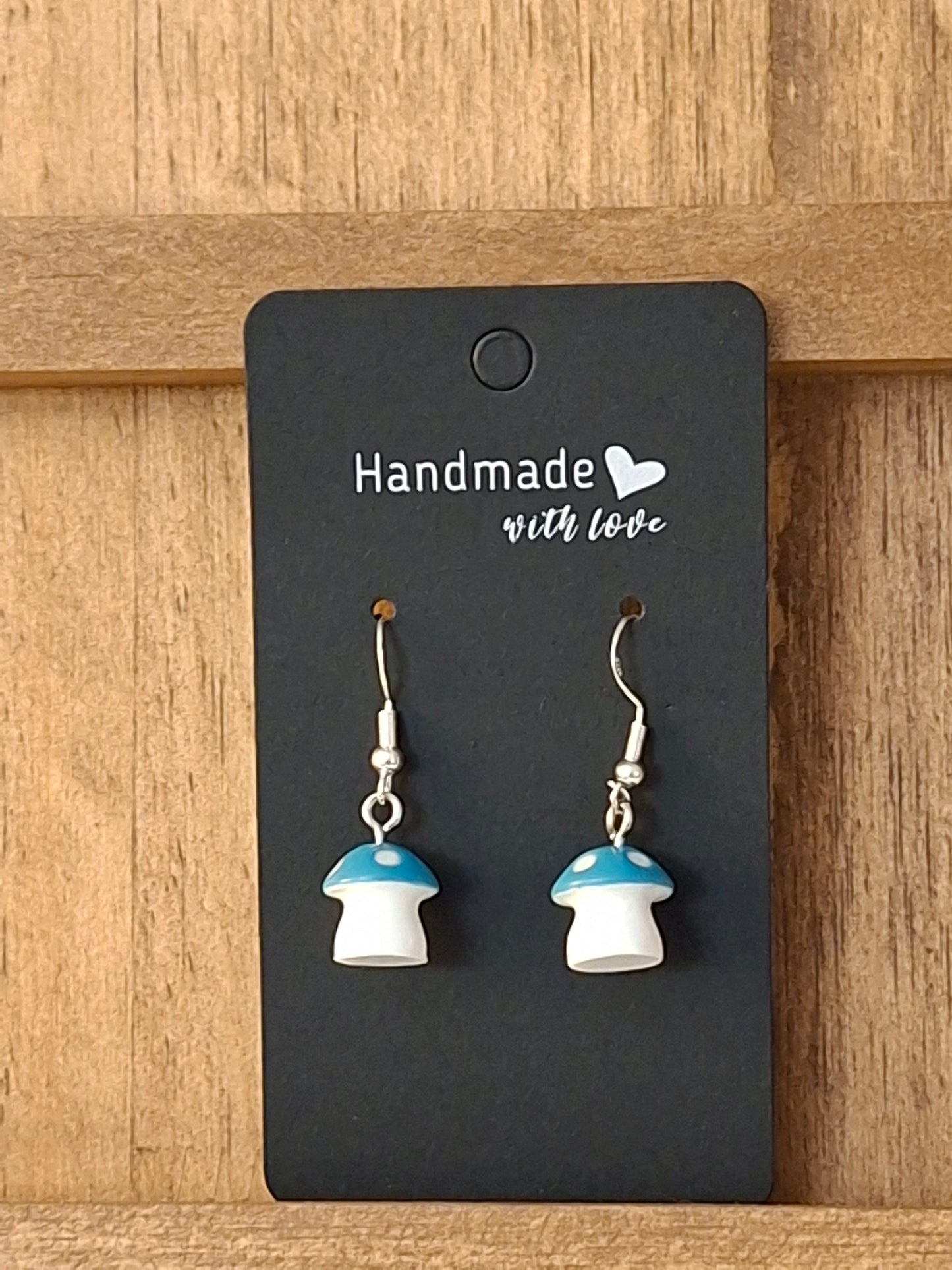 Large mushroom earrings