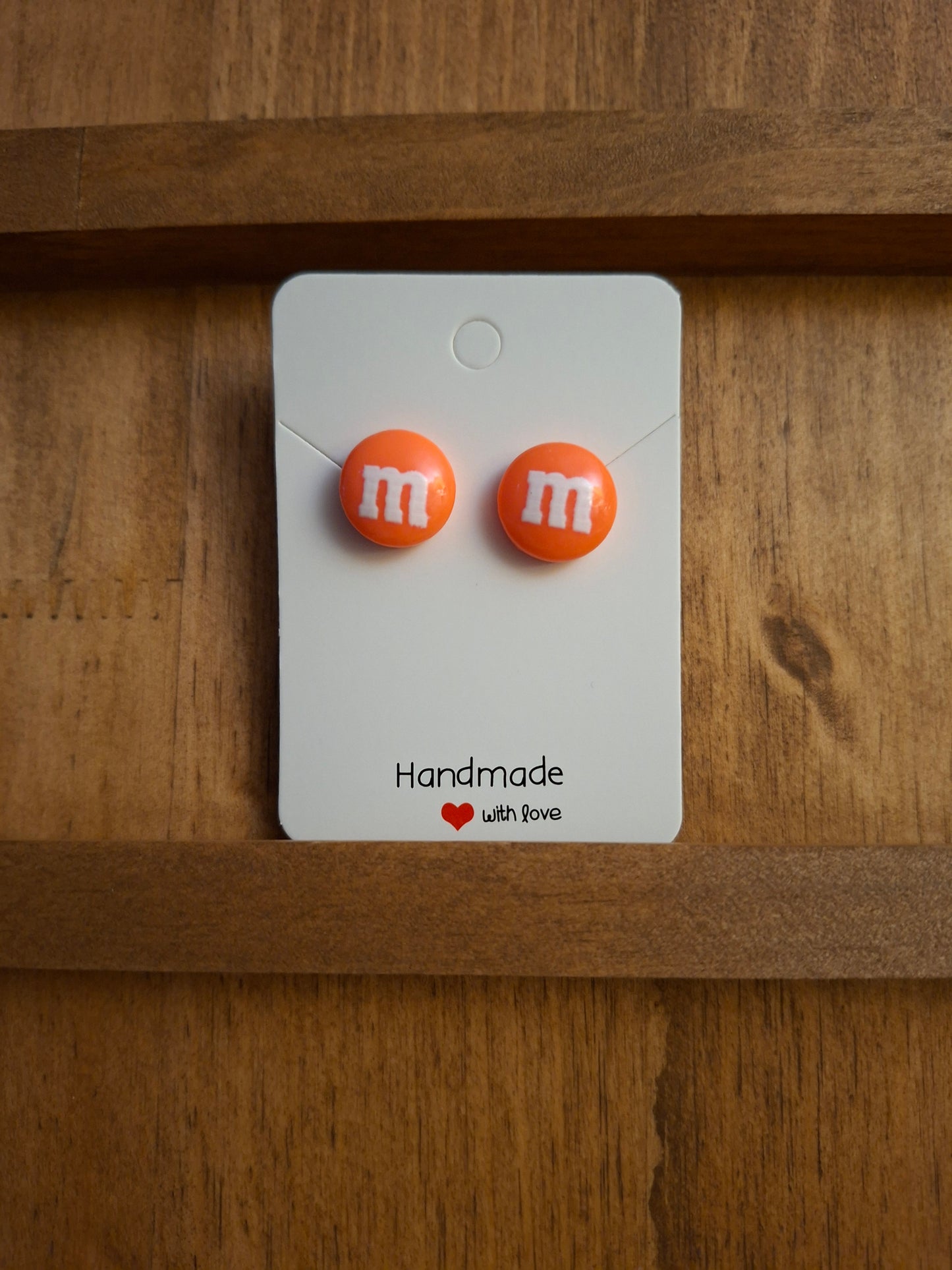 M&M STUD EARRINGS