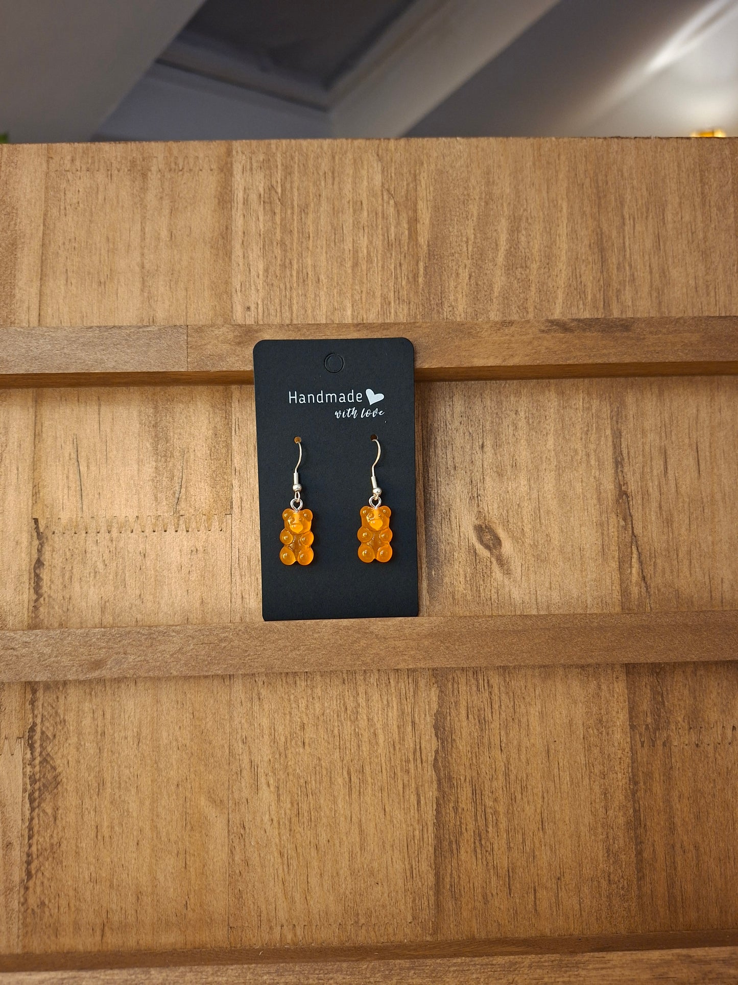 GUMMY BEAR DANGLE EARRINGS