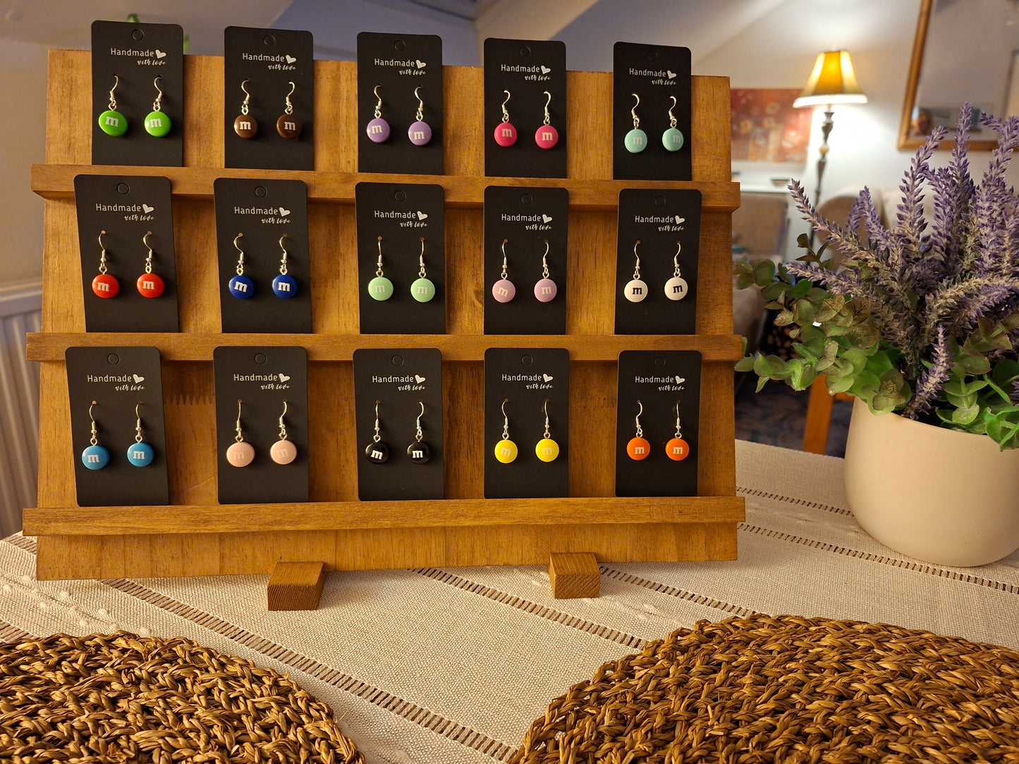 M&M DANGLE EARRINGS