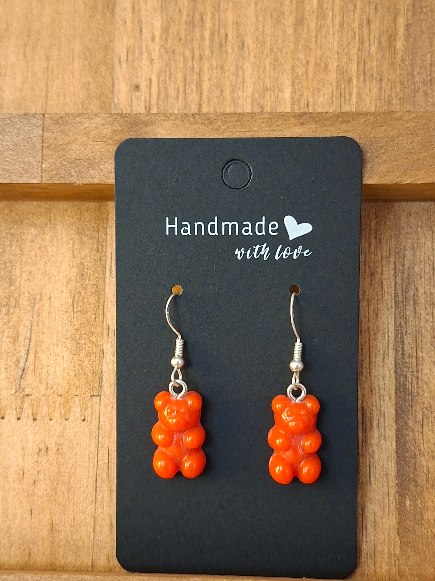 GUMMY BEAR DANGLE EARRINGS