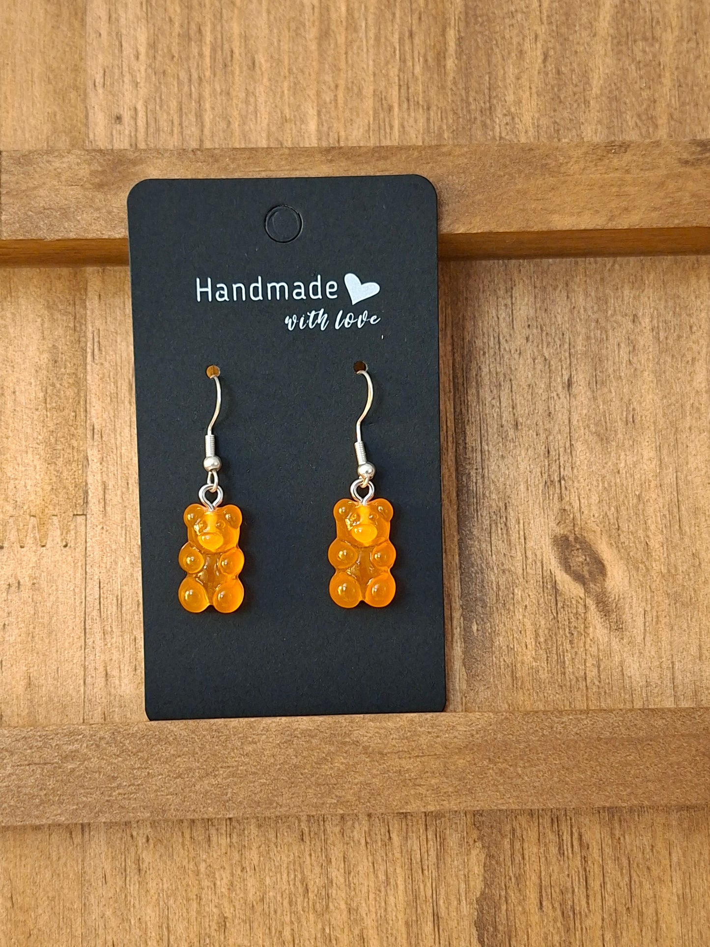 GUMMY BEAR DANGLE EARRINGS