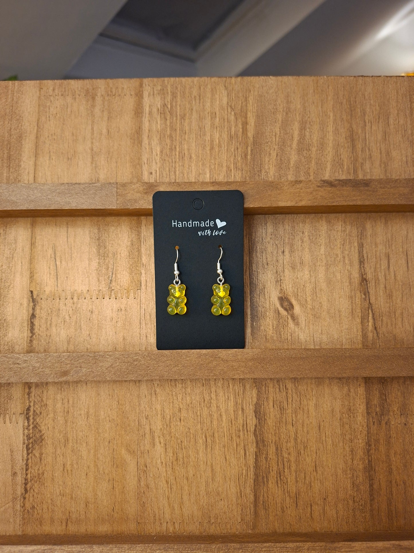 GUMMY BEAR DANGLE EARRINGS