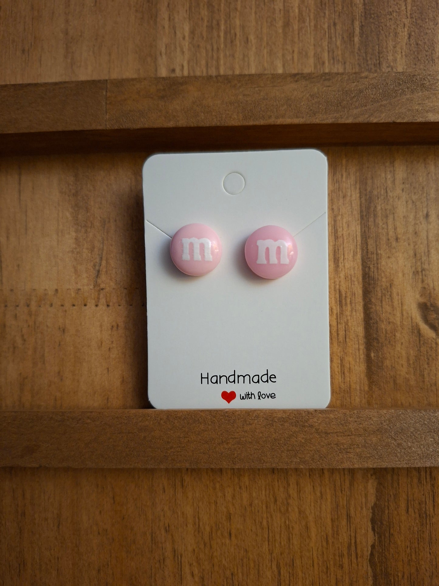 M&M STUD EARRINGS