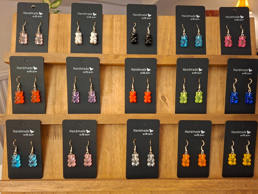 GUMMY BEAR DANGLE EARRINGS