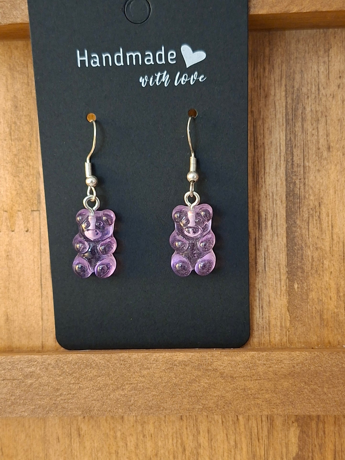 GUMMY BEAR DANGLE EARRINGS