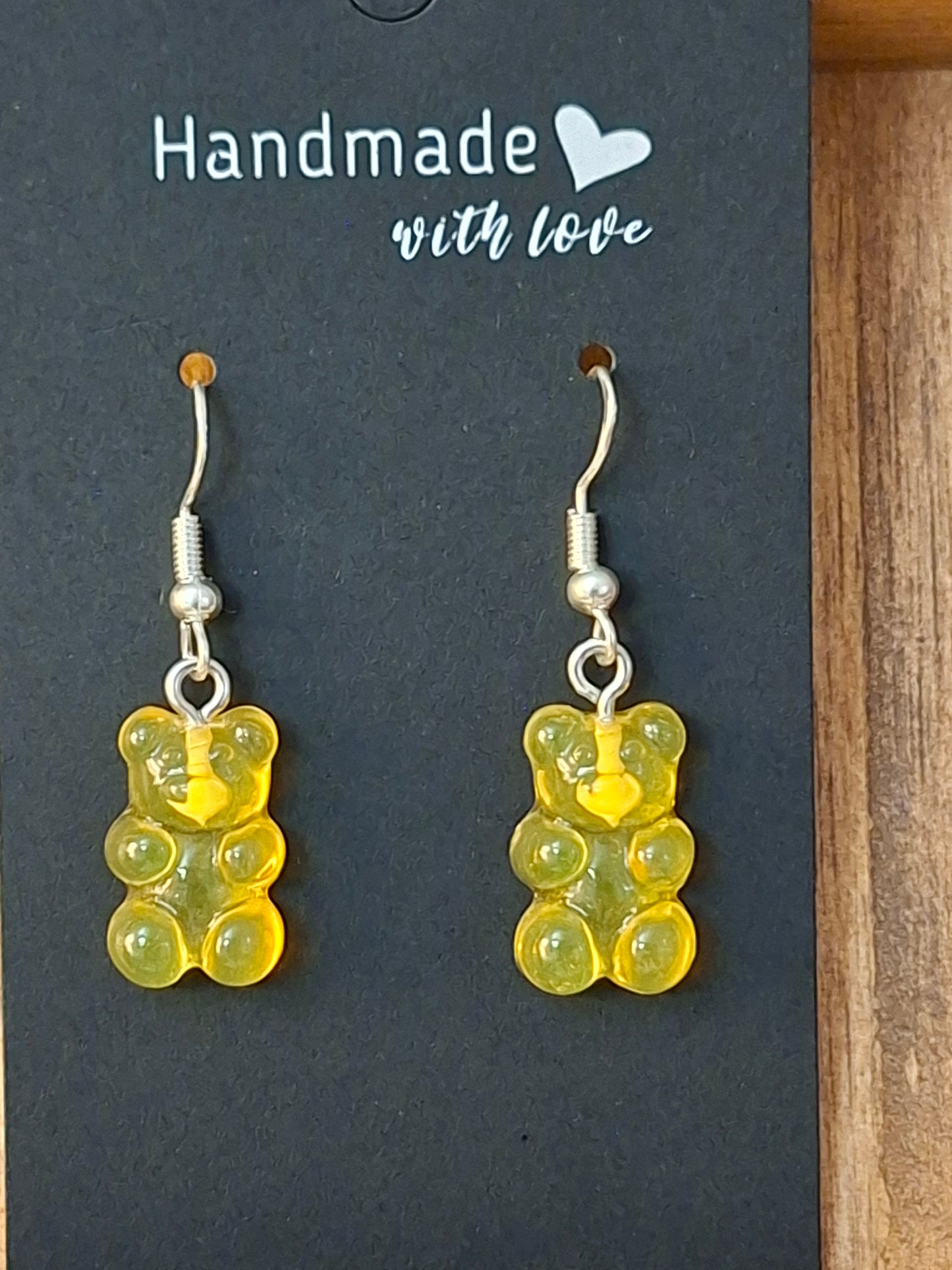 GUMMY BEAR DANGLE EARRINGS