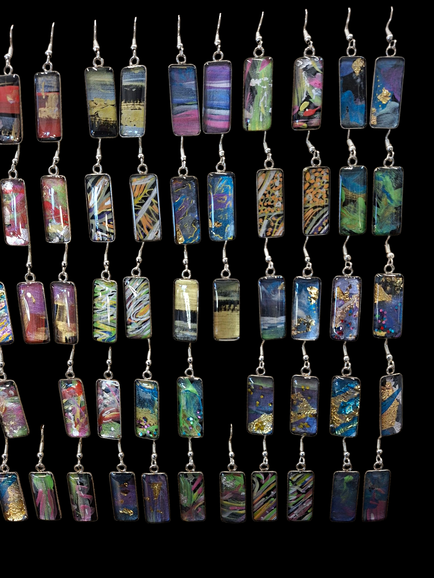 Hand painted earrings