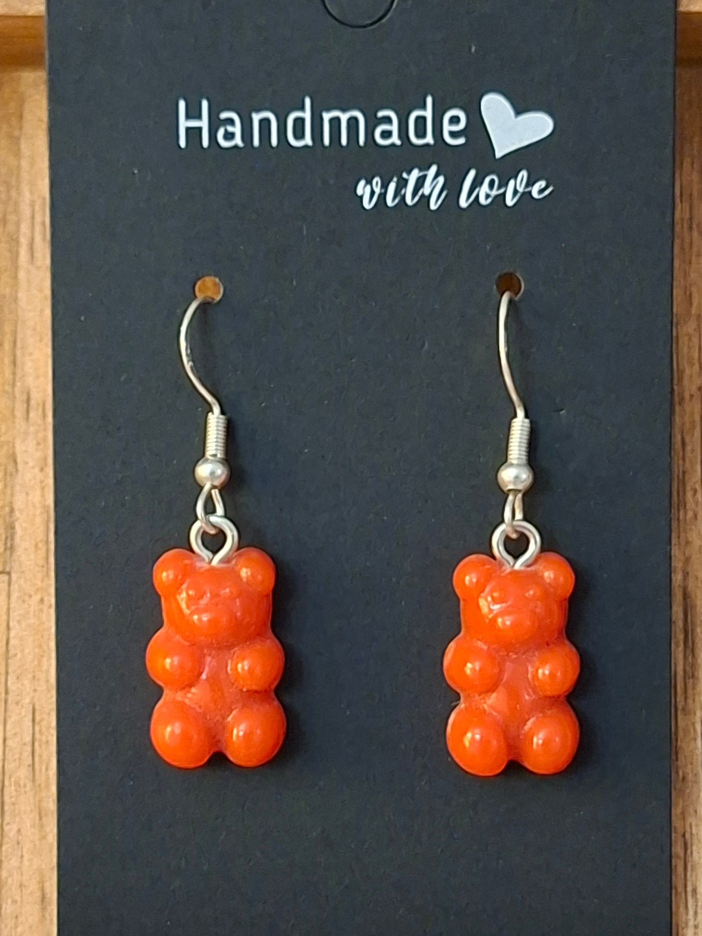 GUMMY BEAR DANGLE EARRINGS