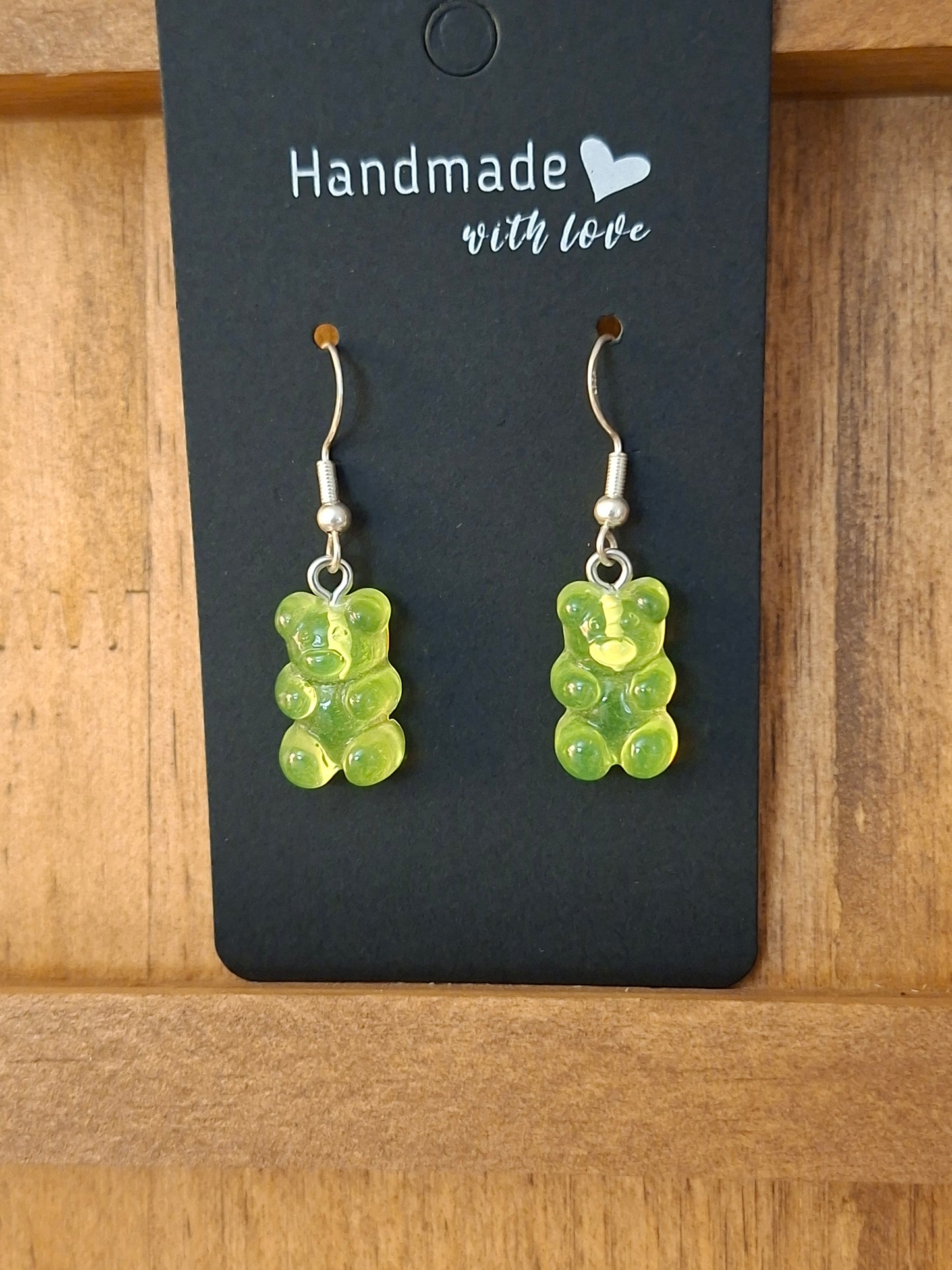 GUMMY BEAR DANGLE EARRINGS