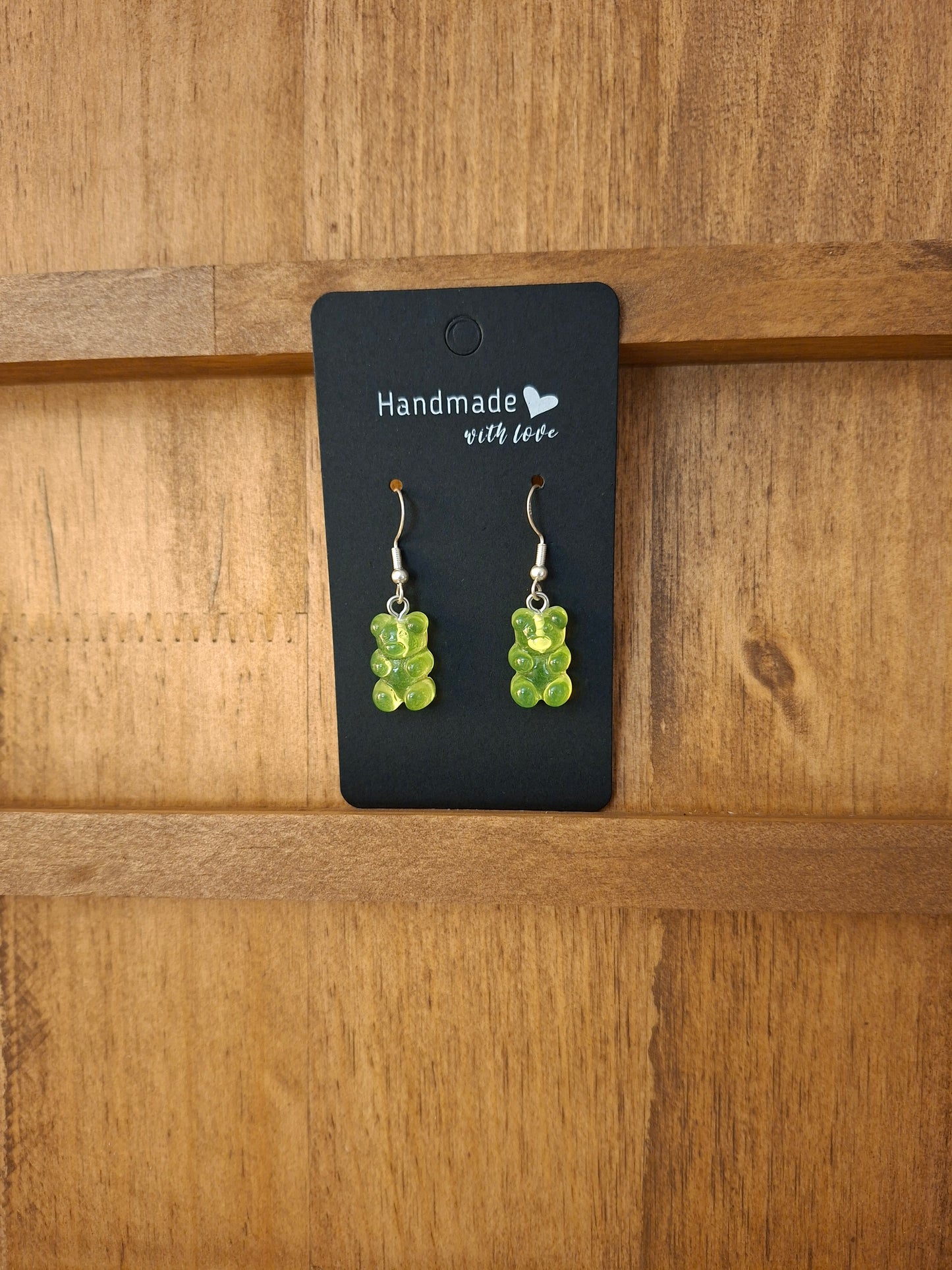 GUMMY BEAR DANGLE EARRINGS